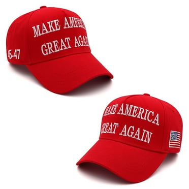 maga hat 45-47 trump 2024,embroidered make america great again donald trump slogan hat and american flag adjustable baseball cap