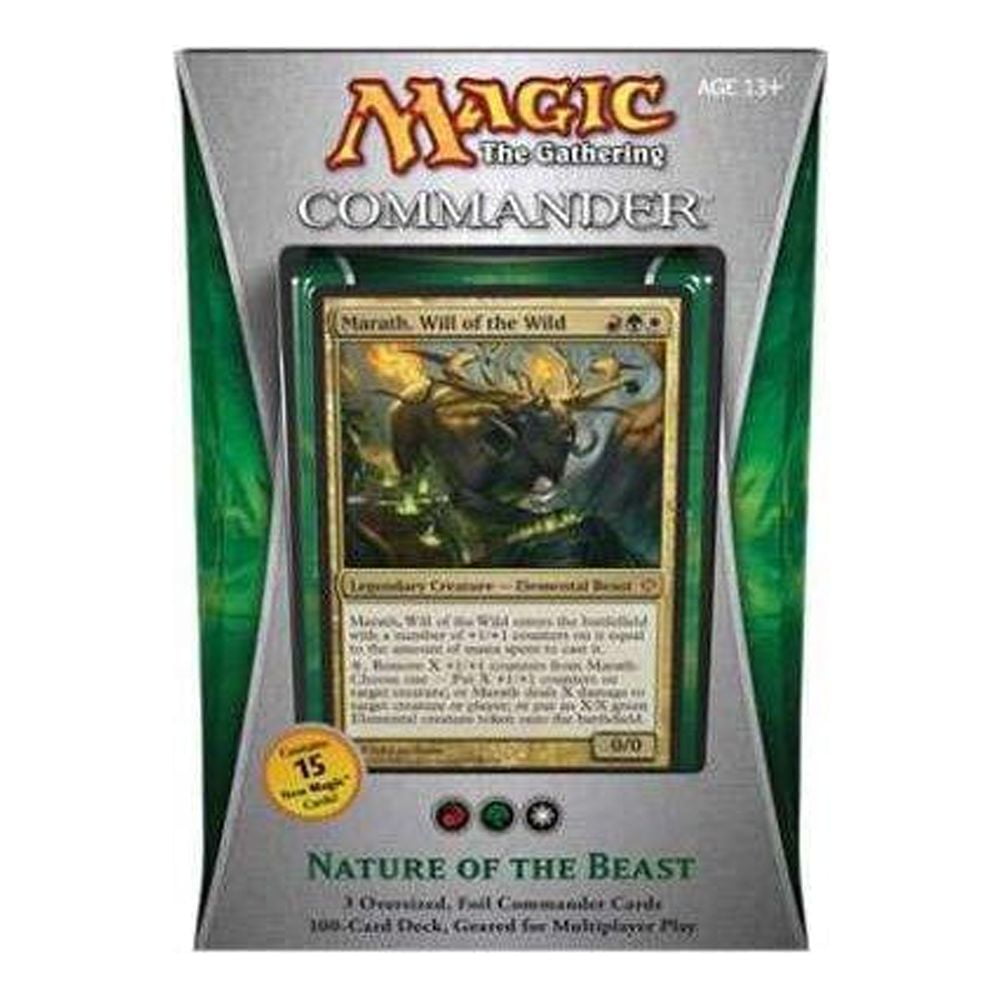 magic the gathering - commander 2013 - nature of the beast deck 