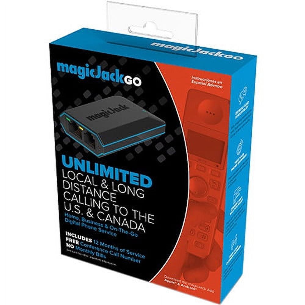 magicJack GO Digital Phone Service (Includes 12 Months of Service
