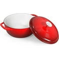 thumbnail image 1 of Magicplux 6 Quart Enameled Cast Iron Dutch Oven with Lid, 1 of 8