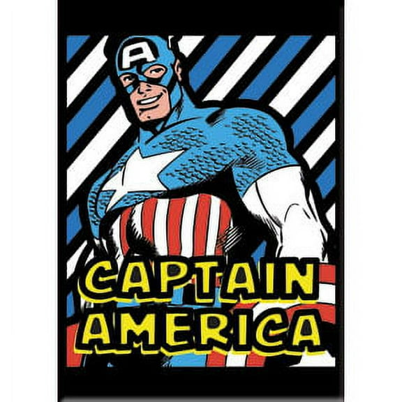 magnet - marvel - captain america stripes new toys licensed m-mvl-0032