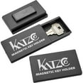 thumbnail image 1 of 3-Pack Magnetic Key Lock Box by Katzco - Hide a Spare Key - 1.25 x 2.75 in Strong Magnet Case for Car, Home, Outdoor Use - Discreet Storage for Emergency Access - Black, 1 of 7