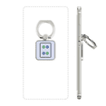thumbnail image 1 of mahjong circle dots 4 tile pattern square cell ph  stand holder bracket universal support, 1 of 3