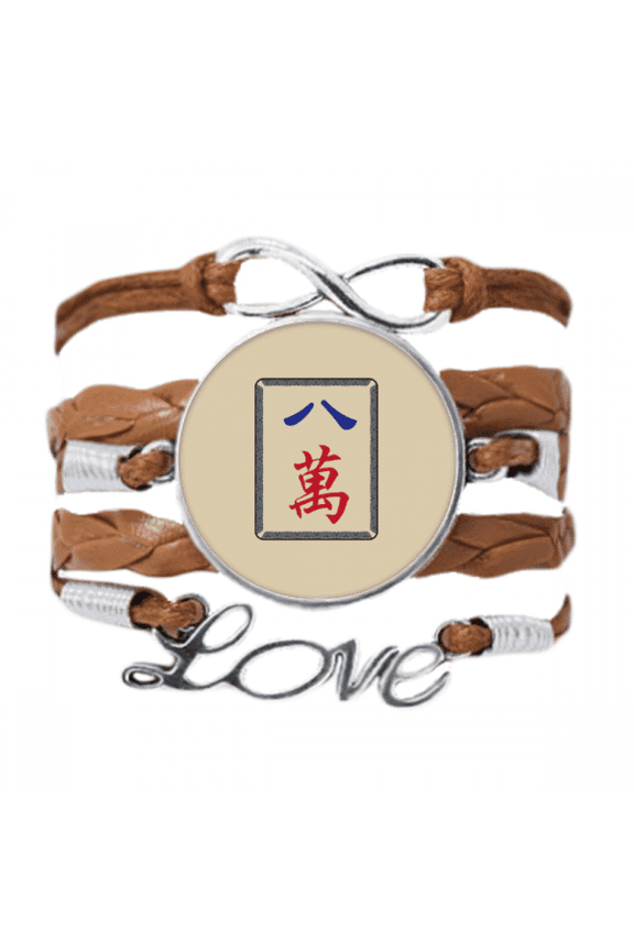 mahjong million 8 tiles pattern bracelet love chain ornament wristband