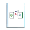 thumbnail image 1 of mahjong top  ten thousand book sheet protectors portfolio binder folder, 1 of 3