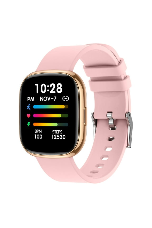 Hwkond Android Smart Watch for Men, 13.3-inch High-definition Screen With Multiple Sports Mode Reminder Functions Music Control IPX8 Waterproofs Smartwatch(Pink)