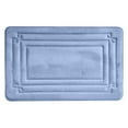 thumbnail image 1 of Hwkond Bathroom Mats, Bathroom Absorbent Floor Mat Is Machine Washable Soft And Quickly Absorbs Water Bath Rugs Ensuring Stable And Non Slip Bathroom Floor Mat,Blue,15.74x23.62in, 1 of 6