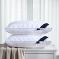 thumbnail image 1 of maho Bed Pillows, Pillows for Bed, Bedding Size Bed Pillow White Cool Hotel Quality Corner Propped Pillow for Back Flat Or Side Sleeping, 1 of 8