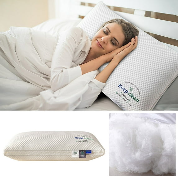 maho Bed Pillows, Pillows for Bed, The Pillow Core Protector Is Machine Washable And Will Not Collapse