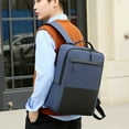 thumbnail image 1 of maho Business Backpack, Bag For Travel Flight Fits 15.6 Inch Laptop With USB Charging Port Blue on Clearance, 1 of 7
