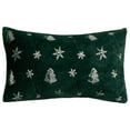 thumbnail image 1 of maho Christmas Pillow Covers Christmas Decorations for Home Christmas Tree Embroidered Throw Pillow Cover Snowflake Plush Throw Pillow Christmas Decorative Gift Cushion Cover without Core, 1 of 1