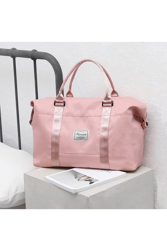maho Expandable Gym Bags, Duffle Bags For Sports And Weekend Travel, Large Capacity Lightweight Overnight Bags For Men And Women, Travel Duffel Bags, Sports Tote Bag Pink on Clearance