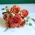 Hwkond Fake Flower Beautiful Artificial Silk Fake Flowers Wedding Valentines Bouquet Bridal