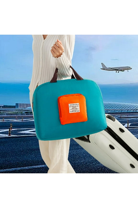 maho Foldable Travel Duffel Bags Tote Bag Gym Bag Sports Shoulder Bag Large Luggage Bag Weekend Overnight For Women And Men Blue on Clearance