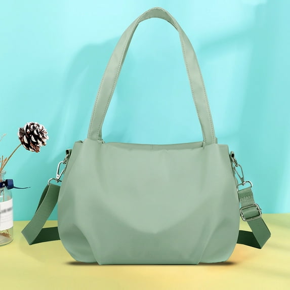 maho Messenger Bag Large Capacity Purpose Casual Hand Shoulder Bag,, Suitable For Traveling, Fitness, Shopping Light Green on Clearance