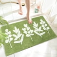 thumbnail image 1 of maho Moss Rug Floral Area Rugs Plant Flowers Bathroom Rug Mat Extra Thick And Absorbent Bath Rugs Non-Slip Soft Plush Bath Carpet Machine Wash Dry Bathroom B on Clearance, 1 of 7
