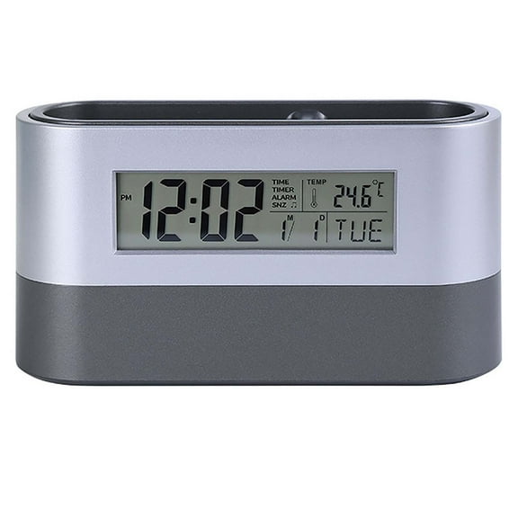 Hwkond School & Office Savings Multifunctional Home Office Digital Snooze Alarm Clock Pen Lcd Clock School Supplies