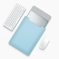 thumbnail image 1 of maho Slim Protective Laptop Sleeve 15.6 Inch, Sleeve Bag With 15.6 Inch Laptop & 14 Inch Laptop, Notebook Computer Case For Mainstream Laptop Brands Blue on Clearance, 1 of 7