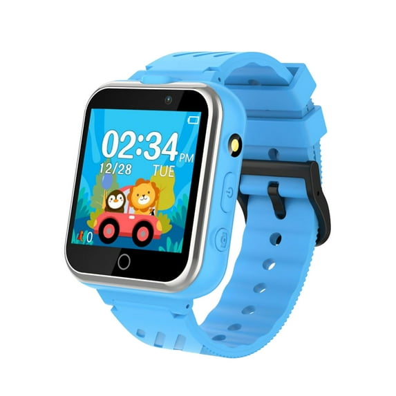 maho Smart Watch For Kids, Smart Watches Boys Girls Children's Smart Watch 24 Game Pedometers Music Video Flashlight Music Smart Watch(Blue)