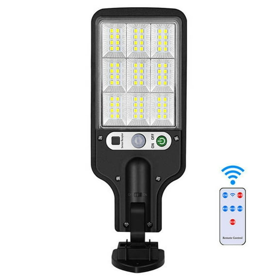 maho Solar Light Outdoors Solar Street Light, IP65 Outdoor Solar Powered Street Lights Dusk To Dawning With Motion Sensor LED Floods Light For Parking Lot, Drive-way on Clearance