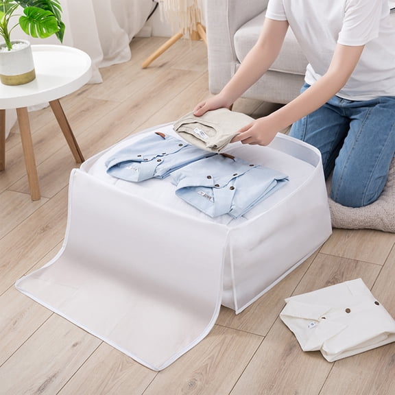 maho Storage Bag Reusable Storage Bag Multipurpose Duty Laundry Bag For Damp Proof Luggage Suitcase Clothes Comforters Furniture Blankets Cover Washable Laundry Bag B on Clearance