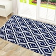 thumbnail image 1 of maho Washable Non-shedding European Retro Lattice Printed Floor Mat Door Mat Sewer Mat Entrance Door Kitchen Bathroom Mat Non-slip Mat B on Clearance, 1 of 8