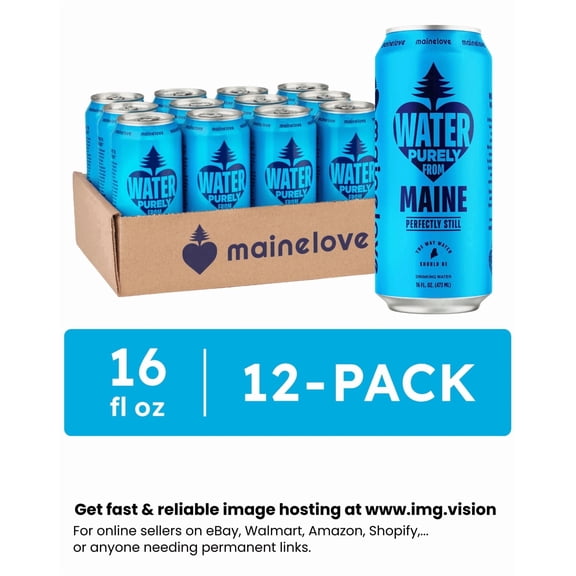 Mainelove Perfectly Still Water, 16 fl oz Aluminum Can
