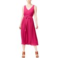 thumbnail image 1 of maison Jules Womens Belted Fit & Flare Dress, Pink, X-Small, 1 of 2