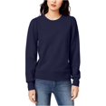 thumbnail image 1 of maison Jules Womens Blouson-Sleeve Sweatshirt, Blue, XX-Small, 1 of 1