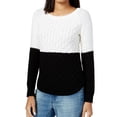 thumbnail image 1 of maison Jules Womens Colorblocked Pullover Sweater, Multicoloured, X-Small, 1 of 1
