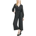 thumbnail image 1 of maison Jules Womens Floral Jumpsuit, Black, 12, 1 of 2