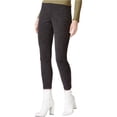 thumbnail image 1 of maison Jules Womens Jacquard Casual Leggings, Black, XX-Large, 1 of 2
