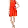 thumbnail image 1 of maison Jules Womens Laser Fit & Flare A-line Dress, Red, Medium, 1 of 2
