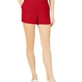 thumbnail image 1 of maison Jules Womens Pull On Casual Walking Shorts, Red, XX-Large, 1 of 1