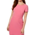 thumbnail image 1 of maison Jules Womens Scalloped Sheath Dress, Pink, 10, 1 of 2