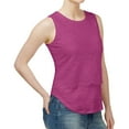 thumbnail image 1 of Maison Jules Lace Layered Look Top  Pink Bold Berry Boldberry L, 1 of 3