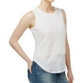 thumbnail image 1 of maison Jules Womens Texture Layers Pullover Blouse, White, XX-Small, 1 of 2
