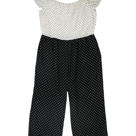 maison Jules Womens Wide Leg Jumpsuit, Black, XX-Large