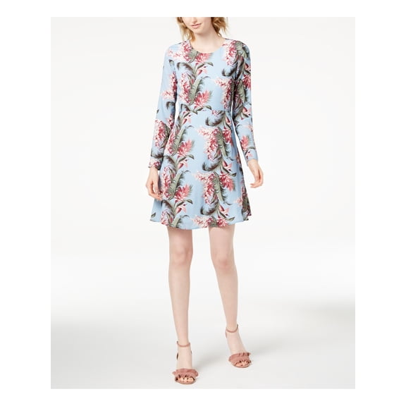 maison Jules Womens a A-line Dress, Blue, 4