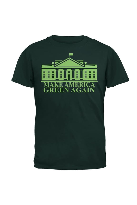 make america green again white house mens t shirt