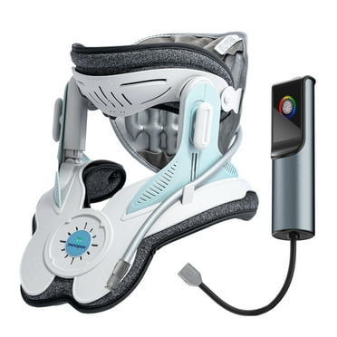 makemate Cervical Neck Traction Device with with Electric Air Pump