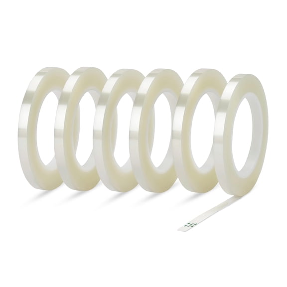 makerflo 0.375" x 216' FT Heat Resistant Tape (Pack of 6) for Sublimation on Tumbler, Mug