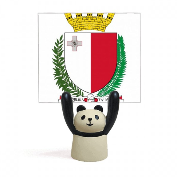 malta eu national emblem Memo Holder Cartoon Animal Panda Stand Decoration