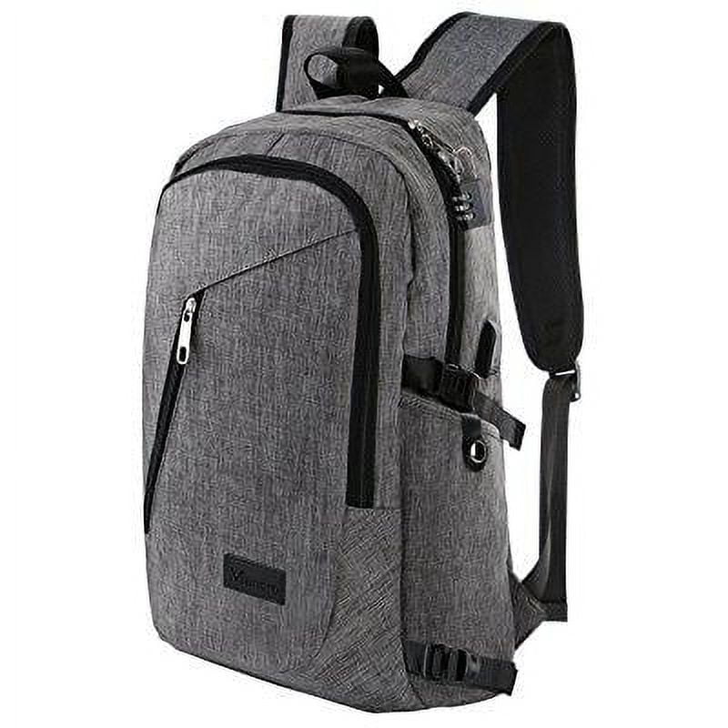 Mancro slim backpack with usb charging port hot sale