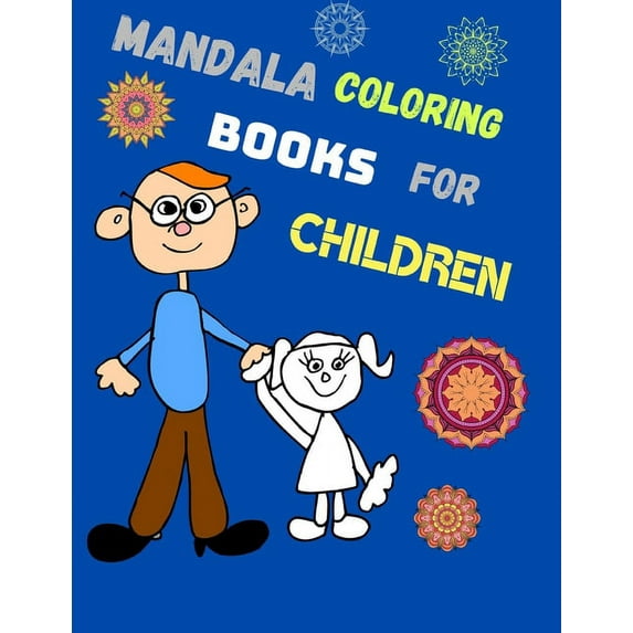 mandala coloring books for children (Paperback)
