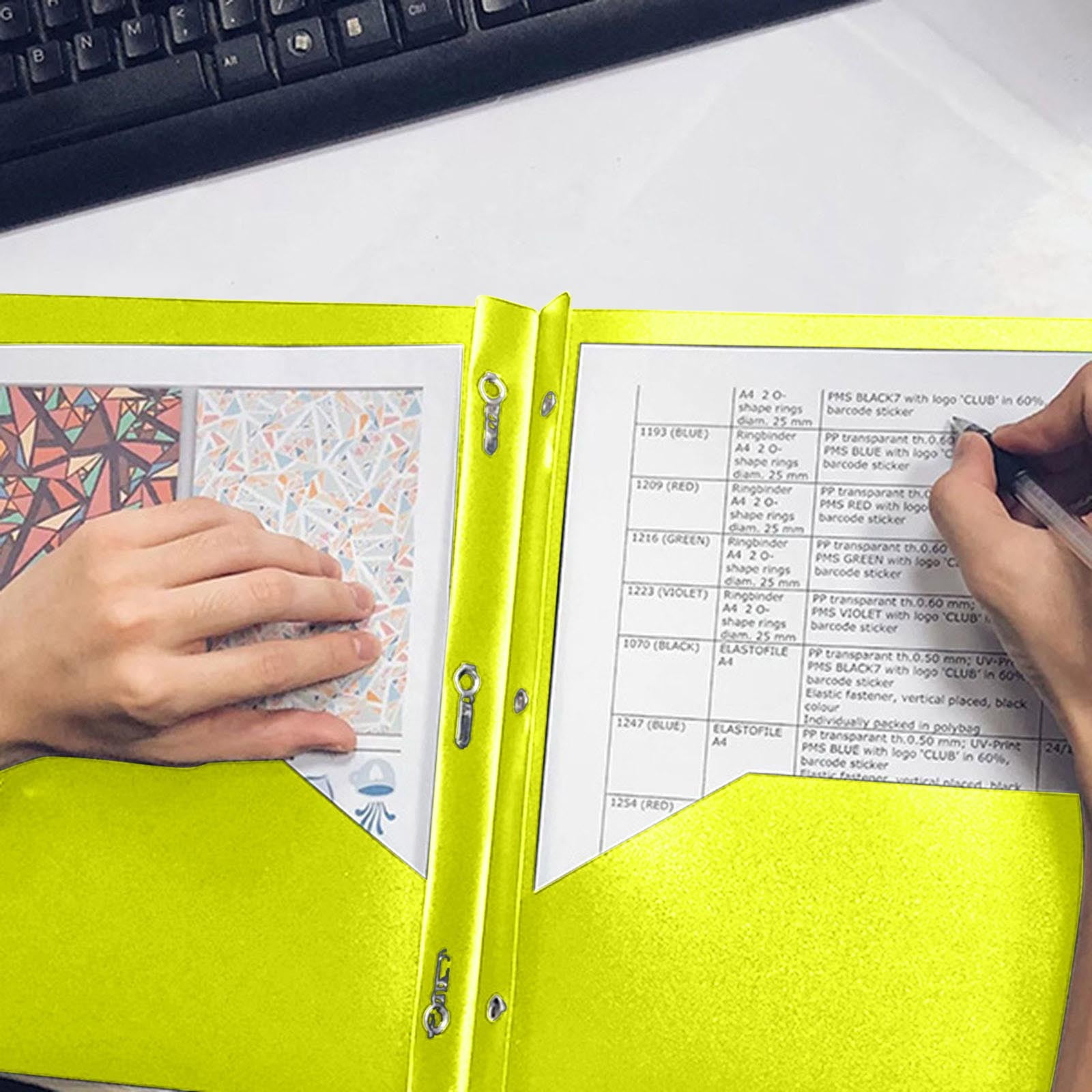 manilla folders colored file folders letter size folders with pockets 3