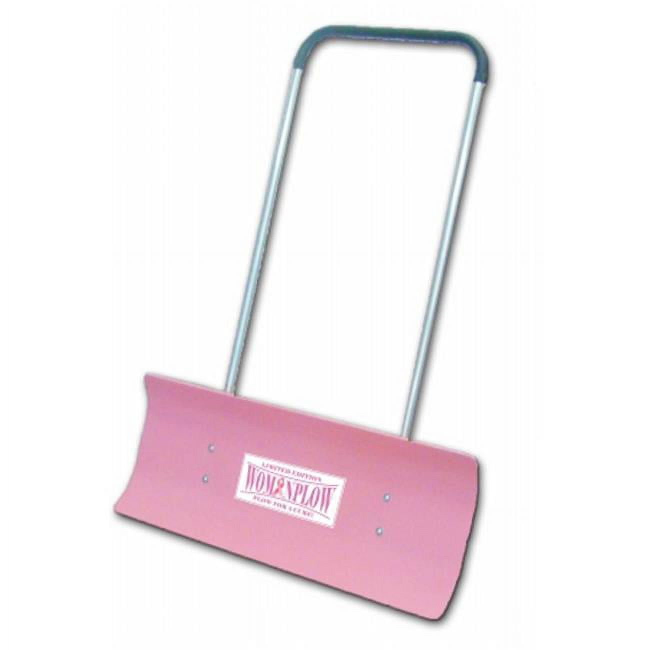 manplow rev32-ubca 32 in. breast cancer awareness revolution snow shovel  with rotatable blade