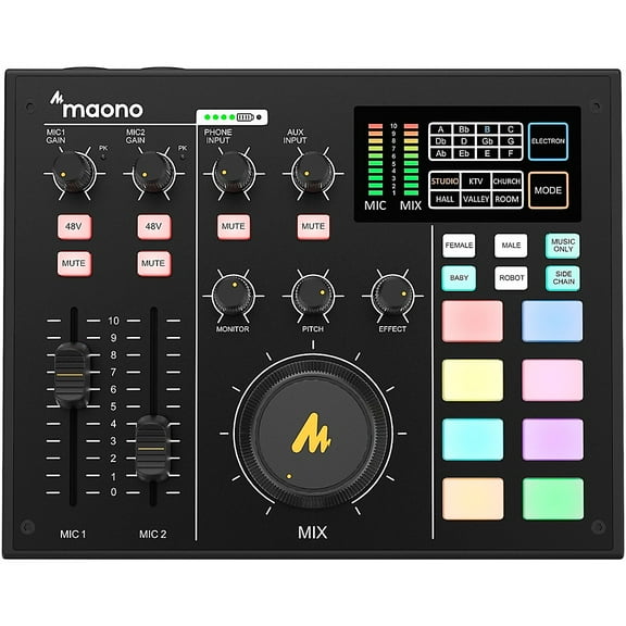 maono MAONOCASTER All-In-One Podcast Production Studio