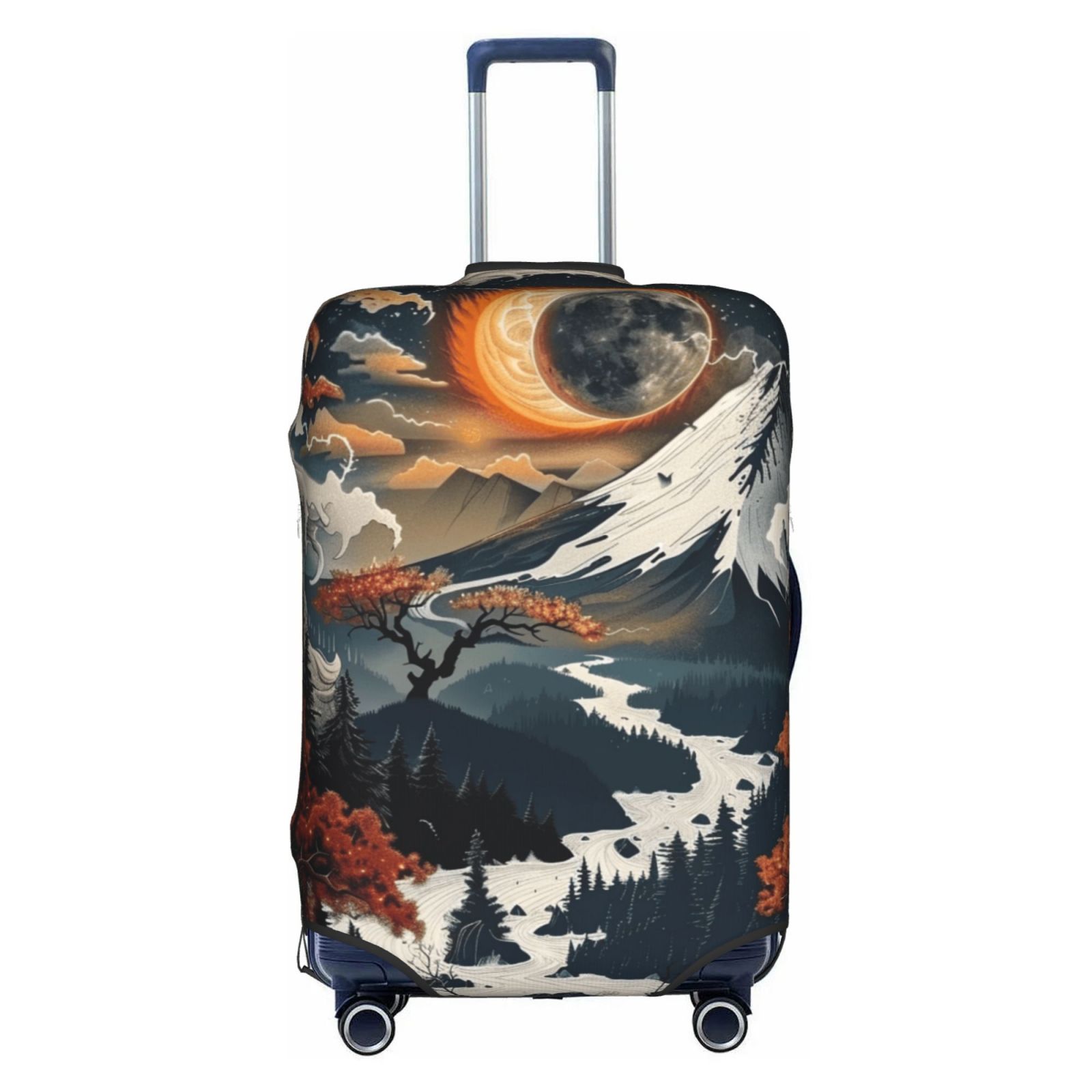 map Art map Trolley Case s Allinclusive Model Stretchable Scratch