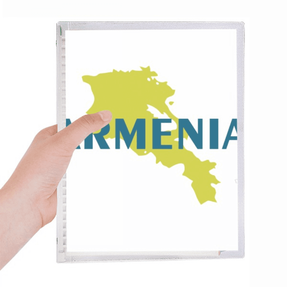 map armenia eu notebook loose diary refillable journal statiry